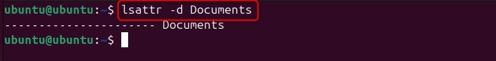 lsattr Command in Linux4