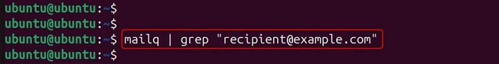 mailq Command in Linux12