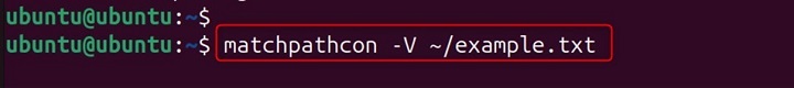 matchpathcon Command in Linux6