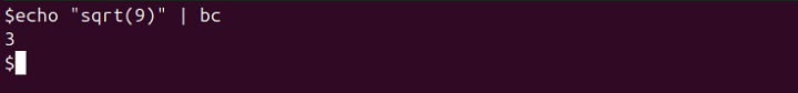 Mathematical Functions bc Command 1