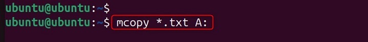 mcopy Command in Linux7