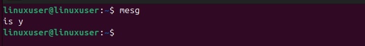 mesg Command in Linux3