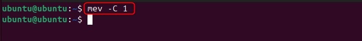 mev Command in Linux1