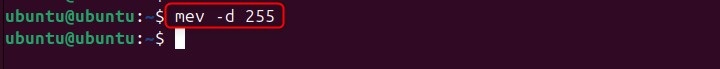 mev Command in Linux2