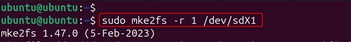 mke2fs Command in Linux12