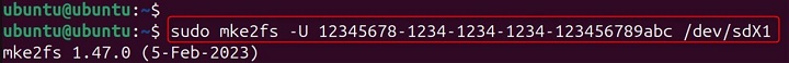 mke2fs Command in Linux8