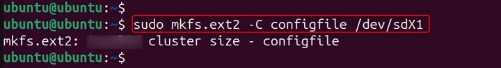 mkfs.ext2 Command in Linux7