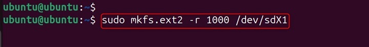 mkfs.ext2 Command in Linux9