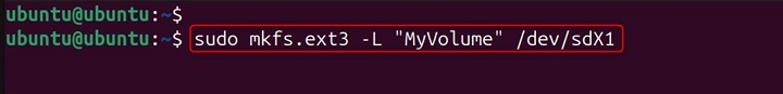 mkfs.ext3 Command in Linux3