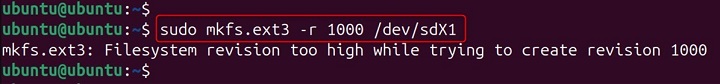 mkfs.ext3 Command in Linux9