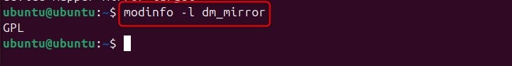 modinfo Command in Linux4
