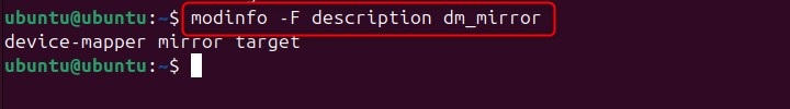 modinfo Command in Linux7