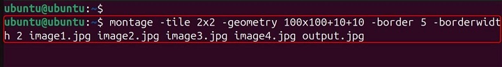 montage Command in Linux16