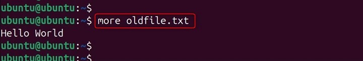 more Command in Linux1