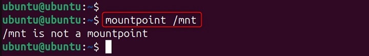mountpoint Command in Linux2