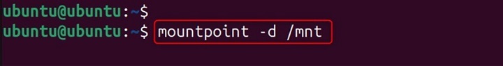 mountpoint Command in Linux4