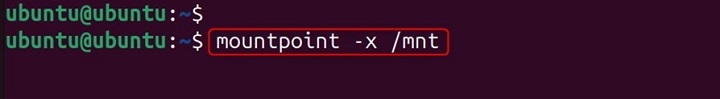 mountpoint Command in Linux5