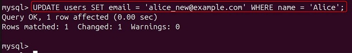 mysql Command in Linux15