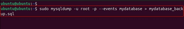 mysqldump Command in Linux14