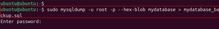 mysqldump Command in Linux15