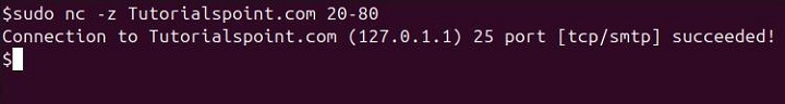 nc Command in Linux7