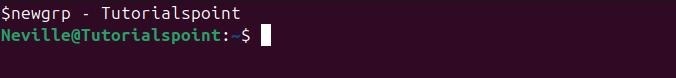 newgrp Command in Linux2