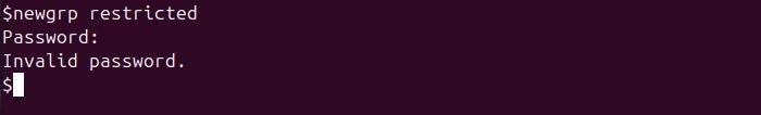 newgrp Command in Linux5