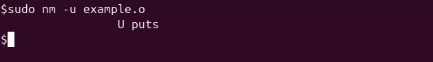 nm Command in Linux13