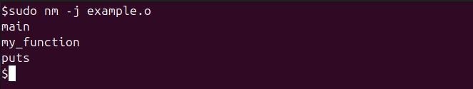 nm Command in Linux7