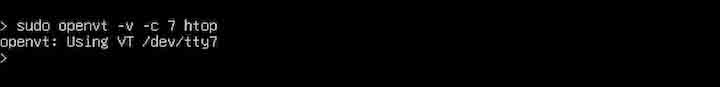 openvt Command in Linux6