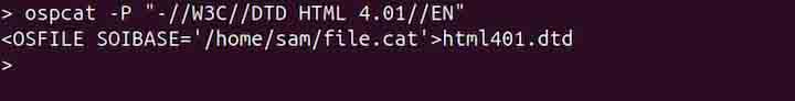 ospcat Command in Linux4