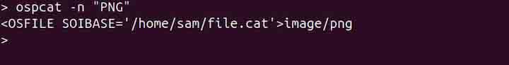 ospcat Command in Linux7