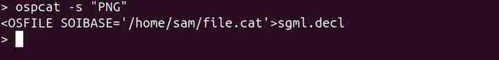 ospcat Command in Linux8