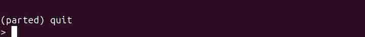 Parted Command in Linux3