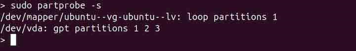 partprobe Command in Linux3