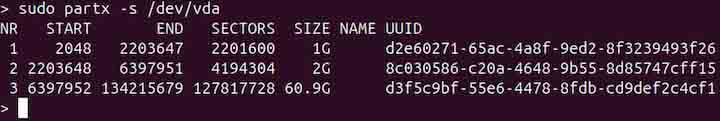 partx Command in Linux1