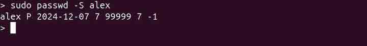 passwd Command in Linux4