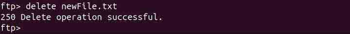 pftp Command in Linux6