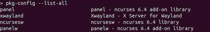 pkg-config Command in Linux2