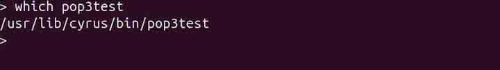 Prerequisites pop3test Command 1