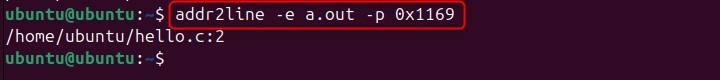 Pretty-Print the Output in addr2line