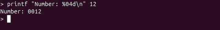 printf Command in Linux7