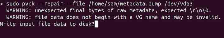 pvck Command in Linux4