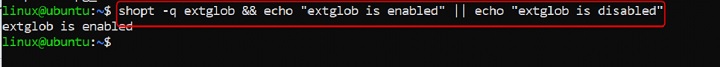 Quietly Checking Status of Option Using shopt