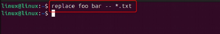 replace Command in Linux1