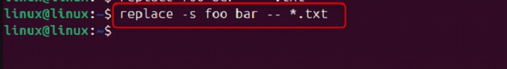 replace Command in Linux2