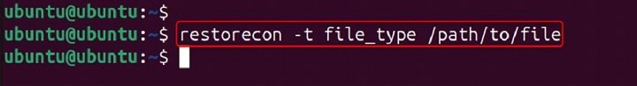 restorecon Command in Linux10