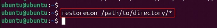 restorecon Command in Linux9