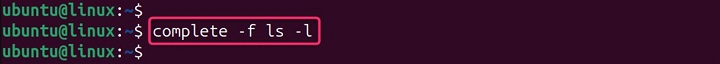 Restricts Completion to Filenames