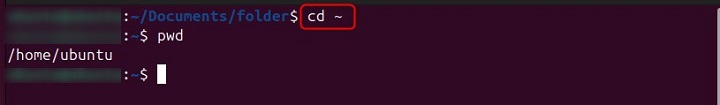 Return to the Home Directory